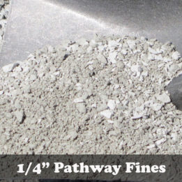 1/4" minus crushed limestone gravel-Omaha-Elkhorn-Limestone-Fines-pathway-gravel