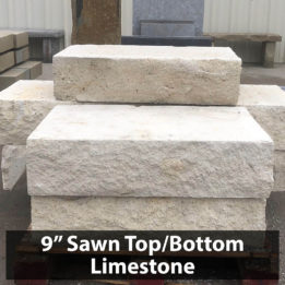 9" Sawn Wall Rock, Limestone, Natural Wallstone