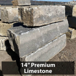 14" Premium Kansas Limestone, Wallrock