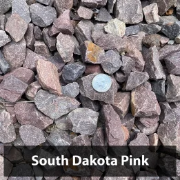 South Dakota Pink Decorative Landscaping Rock