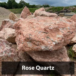 Rose Quartz Boulder