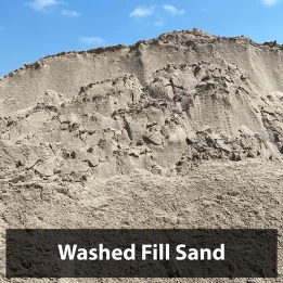 Washed fine sand, play sand