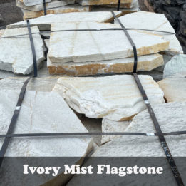 Ivory Mist Flagstone, White Quartzite